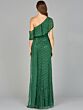 Lara 29084 Asymmetrical Neckline Side Tail Dress