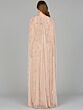 Lara 29086 Long Cape Jewel Neckline Dress