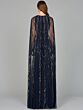 Lara 29093 Cape Sleeves Jewel Neckline Dress