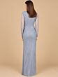 Lara 29094 Court Neckline Illusion Sleeves Dress