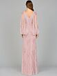 Lara 29095 Drape Sleeves Embellished V-Neck Dress
