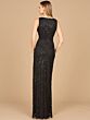 Lara 29096 Faux Wrap V-Neck Embellished Dress
