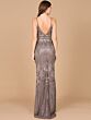 Lara 29107 Bare Back Spaghetti Straps Embellished Dress