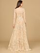 Lara 29135 Illusion Back Long Sleeves Lace Dress