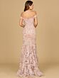 Lara 29136 Embroidered Off The Shoulder Dress