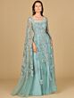 Lara 29138 Square Neckline Floor-Length Sleeves Dress