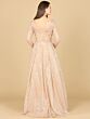 Lara 29142 Pleated Skirt Long Sleeves Lace Dress