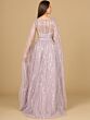 Lara 29150 Floor-Length Sleeves Illusion Neckline Dress