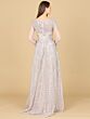 Lara 29154 Scoop Neckline Long Sleeves Embroidered Dress