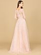 Lara 29157 Long Sleeves Illusion Back Lace Dress