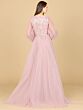 Lara 29158 Detachable Overskirt Bishop Sleeves Dress