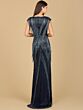 Lara 29167 Illusion Neckline Cap Sleeve Fringe Dress