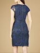 Lara 29179 Floral Appliques Cap Sleeve Dress