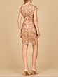 Lara 29179 Floral Appliques Cap Sleeve Dress