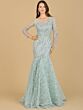 Lara 29199 Illusion Neckline Trumpet Silhouette Dress