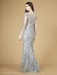 Lara 29232 Sheer Neckline Beaded Lace Dress