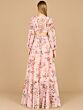 Lara 29245 Bishop Sleeves Lace-Up Floral Dress