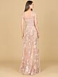 Lara 29327 Bateau Neckline Long Sleeve Floral Dress