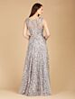 Lara 29353 Jewel Neckline Illusion Sleeve Lace Dress