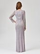 Lara 29602 Court Neckline Illusion Sleeve Dress