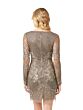 Lara 29610 Plunging Neckline Long Sleeve Dress
