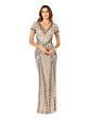 Lara 29746 Short Sleeve V-Neck Geometric Dress