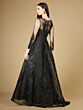 Lara 29761 Illusion Sleeve Leaf Lace Dress