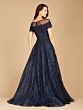 Lara 29765 Short Sleeve Illusion Neckline Lace Dress