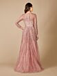 Lara 29782 Pleated Overskirt V-Neck Long Sleeve Dress