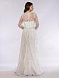 Lara 29782 Pleated Overskirt V-Neck Long Sleeve Dress