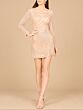 Lara 9963 Long Sleeve Geometric Dress