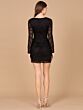 Lara 9963 Long Sleeve Geometric Dress