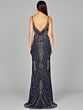 Lara 29109 Spaghetti Straps Embellished Dress