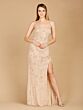 Lara 29373 Spaghetti Straps Embellished Dress