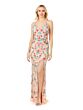 Lara 29486 Criss Cross Back Floral Dress