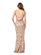 Lara 29530 Cowl Back Embellished Dress