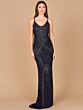 Lara 29595 Bare Back Spaghetti Straps Dress