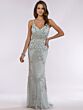 Lara 29904 Spaghetti Straps V-Neck Dress
