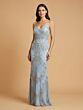 Lara 29904 Spaghetti Straps V-Neck Dress