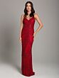 Lara 29904 Spaghetti Straps V-Neck Dress