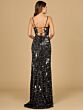 Lara 9939 Mirror Beadwork Lace-Up Dress