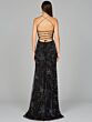 Lara 9951 Illusion Corset Lace-Up Dress