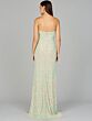 Lara 9952 High Slit Strapless Dress