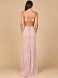 Lara 9959 Lace-Up Back Sweetheart Neck Dress
