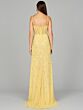 Lara 9960 Illusion Top High Slit Dress