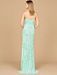 Lara 9961 High Slit Spaghetti Straps Dress