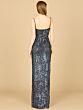 Lara 9984 Cowl Neckline Side Slit Dress