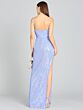 Lara 9984 Cowl Neckline Side Slit Dress