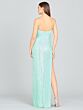 Lara 9984 Cowl Neckline Side Slit Dress