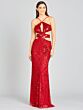Lara 9985 Multi Cutout Lace-Up Dress